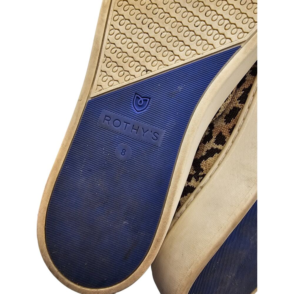 Rothys Womens Slip On Sneakers US 8 EU 38.5 Leopard Cat Animal Print Shoes - Picture 7 of 7